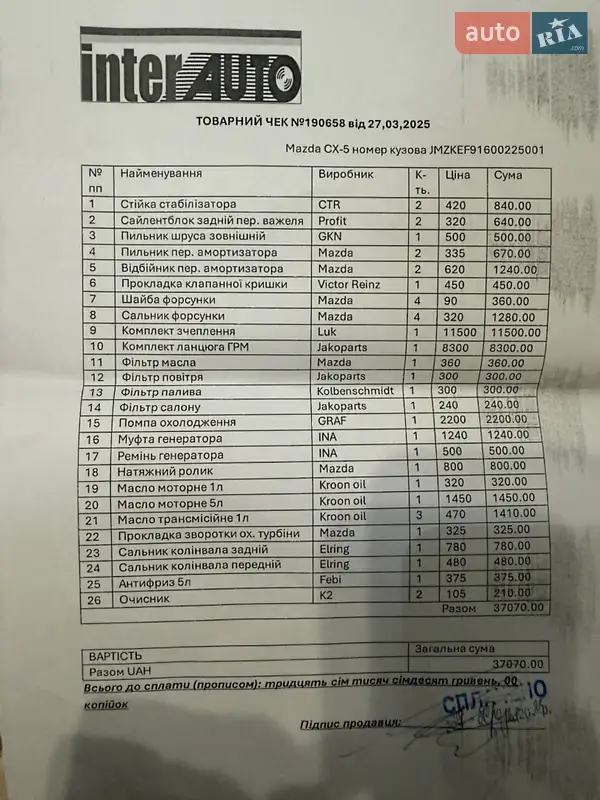 Позашляховик / Кросовер Mazda CX-5 2013 в Львові документ