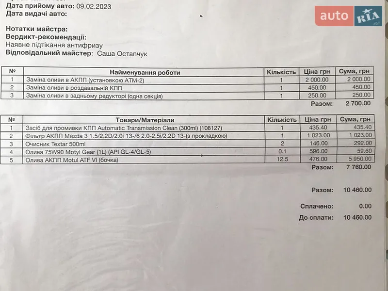 Внедорожник / Кроссовер Mazda CX-5 2014 в Вараше документ