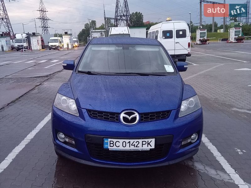 2008 Mazda CX-7, VIN JMZER893800118953:plate — фото 1 (autoria)