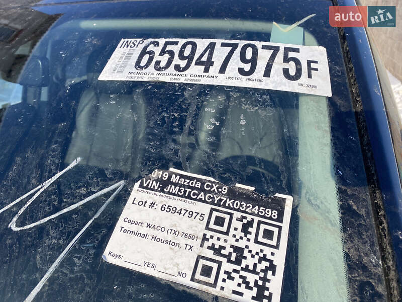 Внедорожник / Кроссовер Mazda CX-9 2019 в Житомире