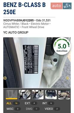 Хетчбек Mercedes-Benz B-Class 2017 в 