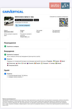 Седан Mercedes-Benz C-Class 2014 в 
