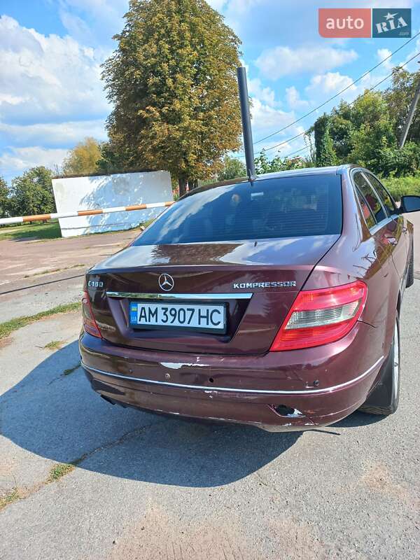 Седан Mercedes-Benz C-Class 2008 в Житомире фото 20 Седан Mercedes-Benz C-Class 2008 в Житомире