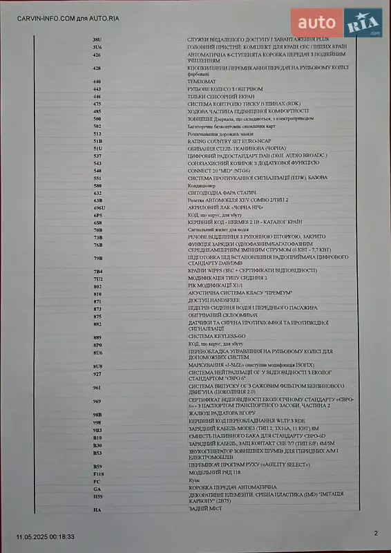 Седан Mercedes-Benz CLA-Class 2022 в Одессе документ
