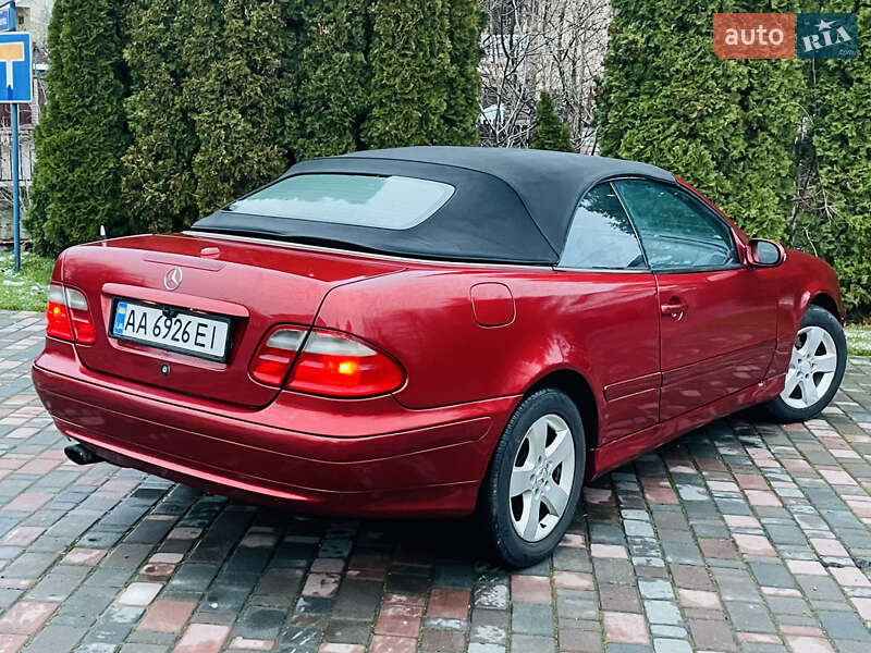 Кабриолет Mercedes-Benz CLK-Class 2001 в Ивано-Франковске