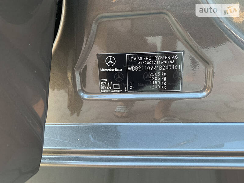 Седан Mercedes-Benz E-Class 2007 в Тернополі