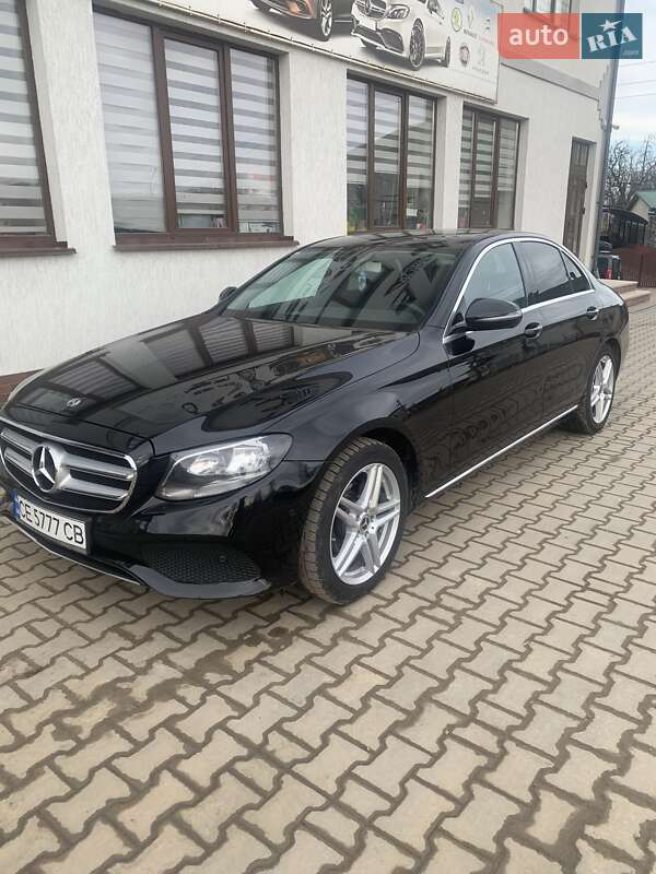 Седан Mercedes-Benz E-Class 2018 в Черновцах