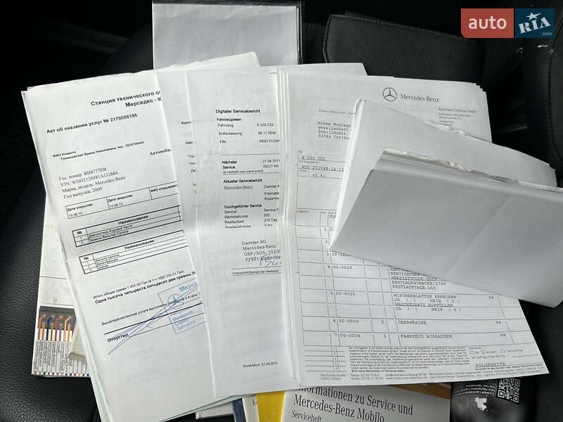 Седан Mercedes-Benz E-Class 2009 в Одессе фото 25 Седан Mercedes-Benz E-Class 2009 в Одессе