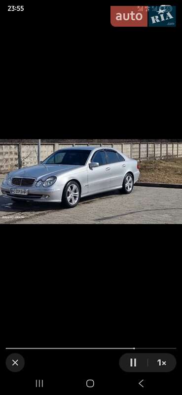 Седан Mercedes-Benz E-Class 2003 в Чопе фото Седан Mercedes-Benz E-Class 2003 в Чопе