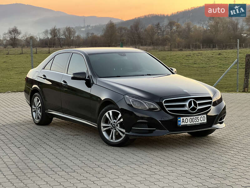 Седан Mercedes-Benz E-Class 2014 в Сваляві фото 2 Седан Mercedes-Benz E-Class 2014 в Сваляві