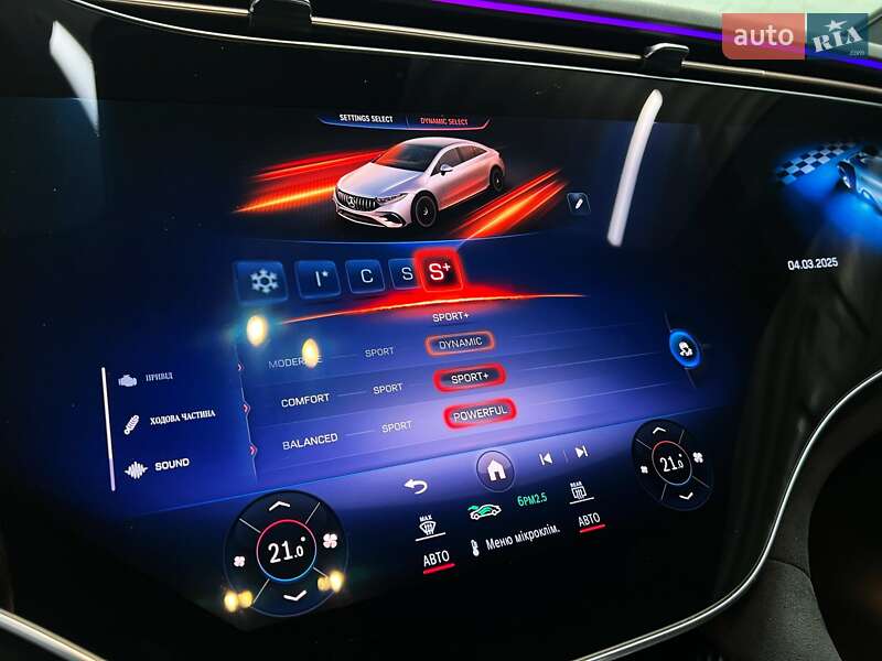Седан Mercedes-Benz EQS 2022 в Луцке