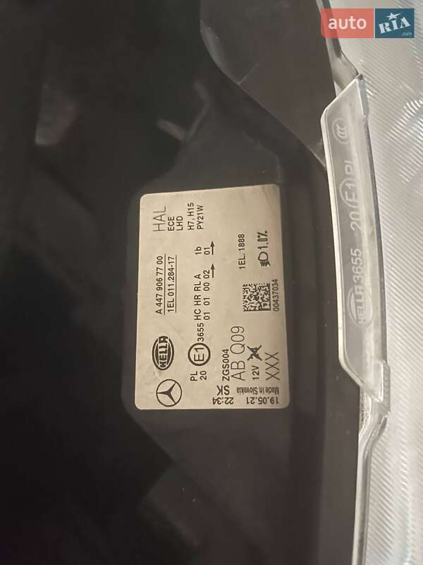 Мінівен Mercedes-Benz eVito 2021 в Хмельницькому фото 20 Мінівен Mercedes-Benz eVito 2021 в Хмельницькому