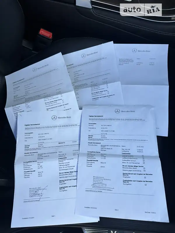 Позашляховик / Кросовер Mercedes-Benz GLC-Class 2018 в Вараші документ 2 фото Позашляховик / Кросовер Mercedes-Benz GLC-Class 2018 в Вараші документ