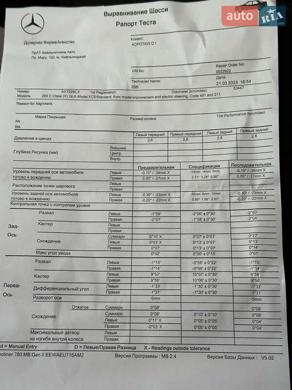 Внедорожник / Кроссовер Mercedes-Benz GLK-Class 2012 в Киеве