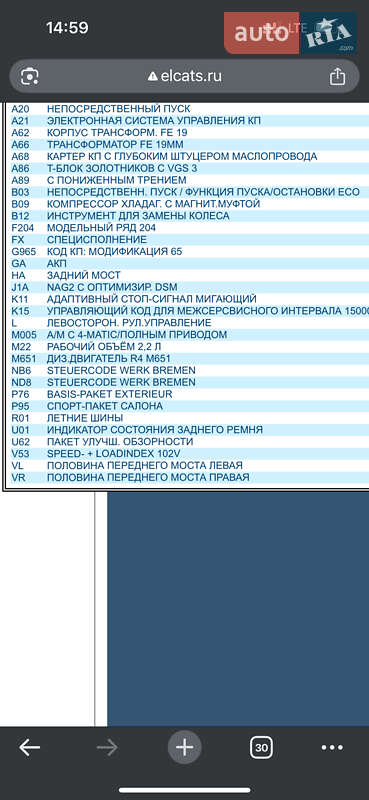 Внедорожник / Кроссовер Mercedes-Benz GLK-Class 2012 в Киеве