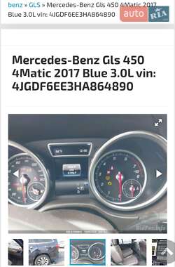 Внедорожник / Кроссовер Mercedes-Benz GLS-Class 2017 в 