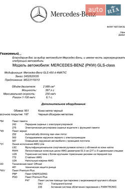 Внедорожник / Кроссовер Mercedes-Benz GLS-Class 2024 в 