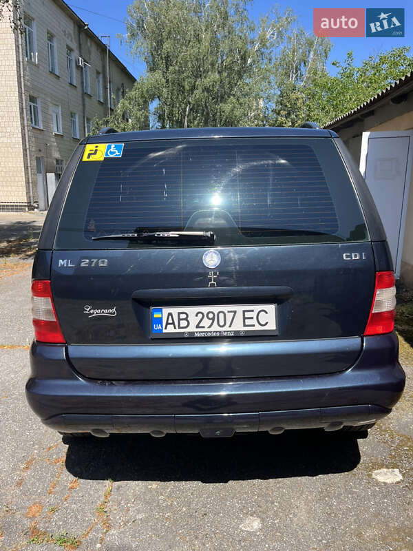 Внедорожник / Кроссовер Mercedes-Benz M-Class 2003 в Могилев-Подольске фото 2 Внедорожник / Кроссовер Mercedes-Benz M-Class 2003 в Могилев-Подольске