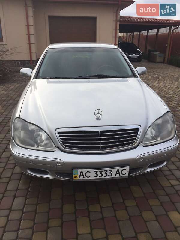 Седан Mercedes-Benz S-Class 2000 в Луцьку фото Седан Mercedes-Benz S-Class 2000 в Луцьку