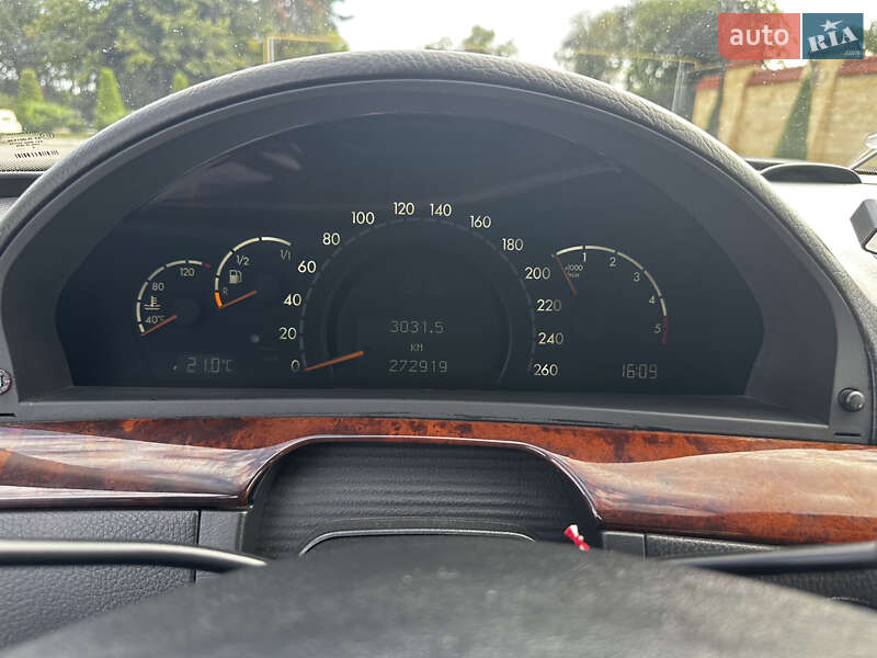 Седан Mercedes-Benz S-Class 2001 в Измаиле