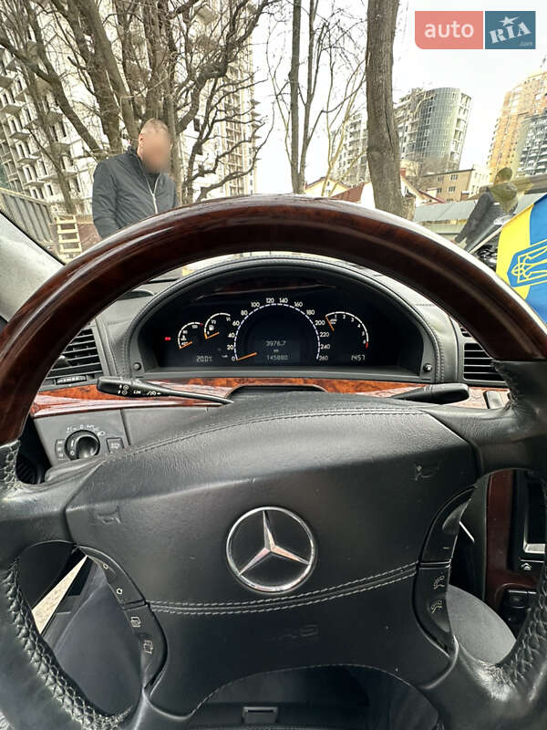 Седан Mercedes-Benz S-Class 2001 в Одессе фото 6 Седан Mercedes-Benz S-Class 2001 в Одессе