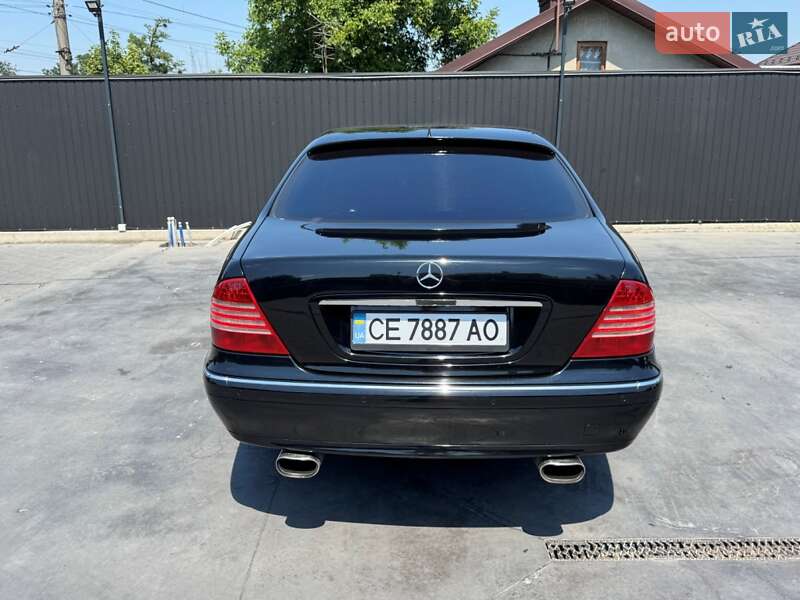 Седан Mercedes-Benz S-Class 2001 в Чернівцях