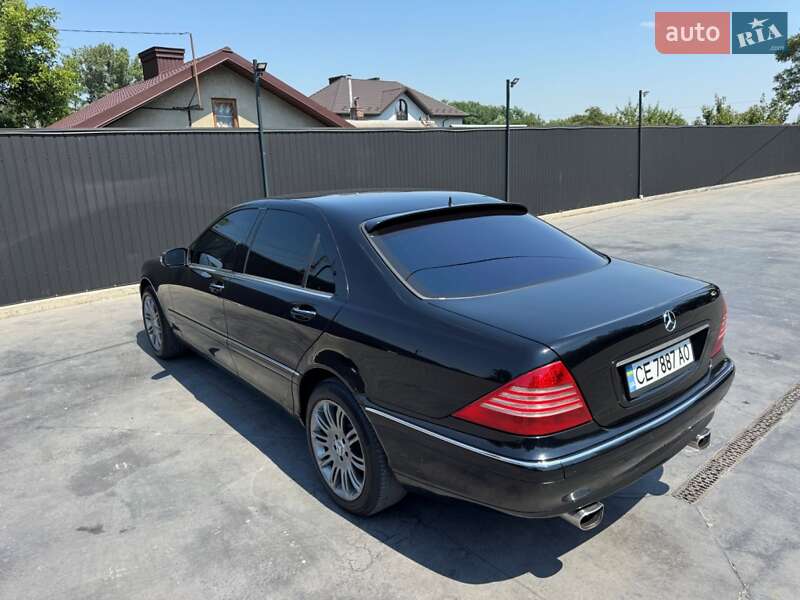 Седан Mercedes-Benz S-Class 2001 в Чернівцях