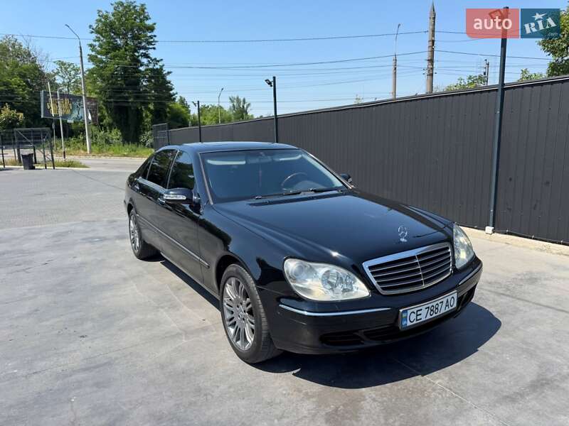 Седан Mercedes-Benz S-Class 2001 в Чернівцях