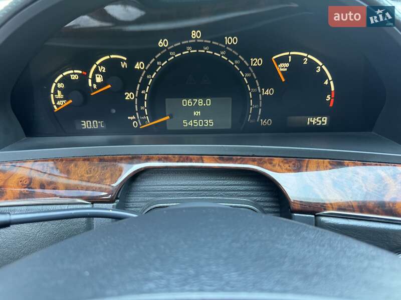 Седан Mercedes-Benz S-Class 2001 в Чернівцях