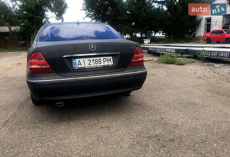 Седан Mercedes-Benz S-Class 1999 в Кагарлыке