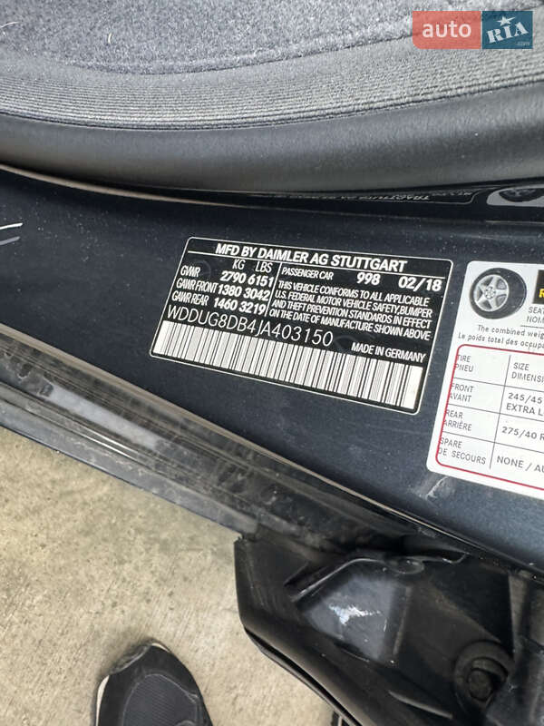 Седан Mercedes-Benz S-Class 2018 в Львові фото 18 Седан Mercedes-Benz S-Class 2018 в Львові