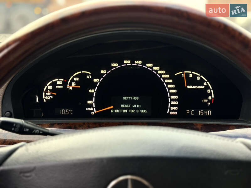 Седан Mercedes-Benz S-Class 2001 в Бердичеве фото 19 Седан Mercedes-Benz S-Class 2001 в Бердичеве