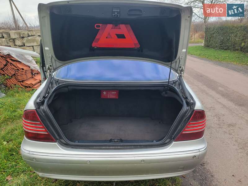 Седан Mercedes-Benz S-Class 2001 в Дублянах фото 42 Седан Mercedes-Benz S-Class 2001 в Дублянах