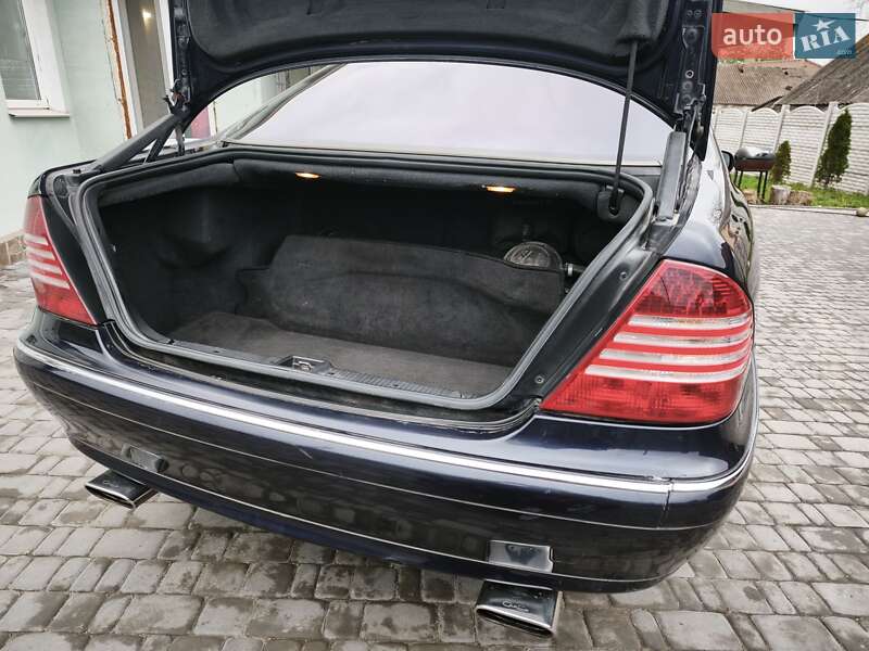Седан Mercedes-Benz S-Class 2002 в Кривому Розі фото 22 Седан Mercedes-Benz S-Class 2002 в Кривому Розі