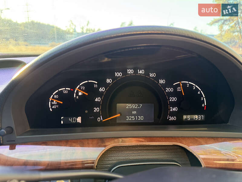 Седан Mercedes-Benz S-Class 2000 в Днепре фото 28 Седан Mercedes-Benz S-Class 2000 в Днепре