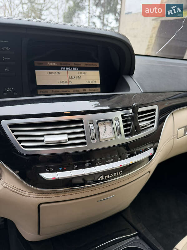 Седан Mercedes-Benz S-Class 2012 в Чернівцях фото 22 Седан Mercedes-Benz S-Class 2012 в Чернівцях