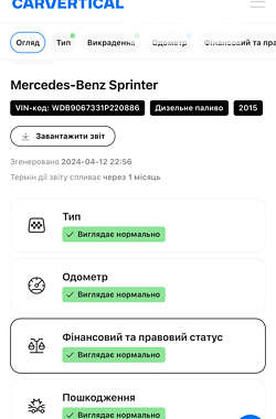 Мікроавтобус Mercedes-Benz Sprinter 2015 в Івано-Франківську