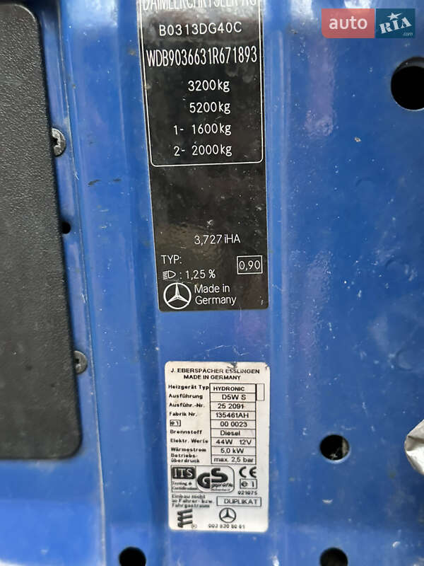 Микроавтобус Mercedes-Benz Sprinter 2004 в Чернигове фото 16 Микроавтобус Mercedes-Benz Sprinter 2004 в Чернигове