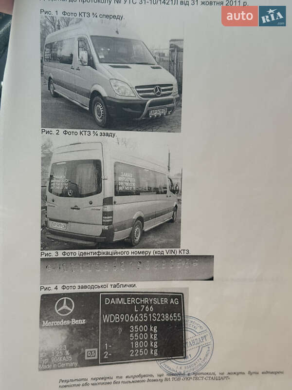 Туристический / Междугородний автобус Mercedes-Benz Sprinter 2007 в Киеве
