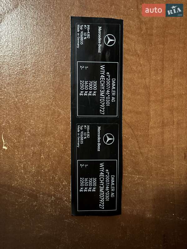 Грузовой фургон Mercedes-Benz Sprinter 2021 в Ровно фото 52 Грузовой фургон Mercedes-Benz Sprinter 2021 в Ровно