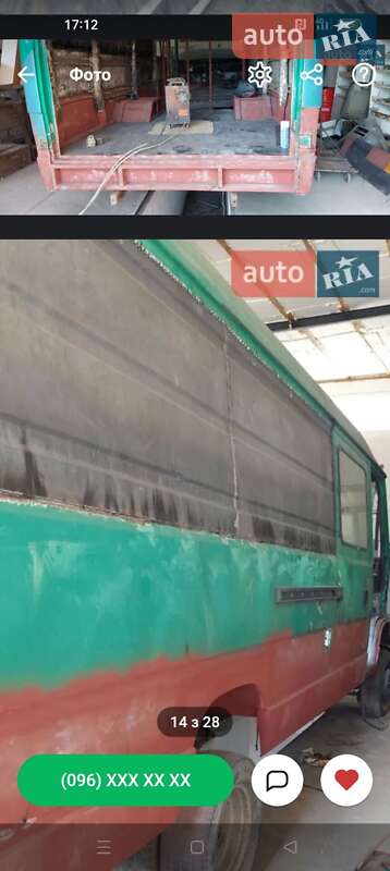 Грузопассажирский фургон Mercedes-Benz T2 1995 в Луцке