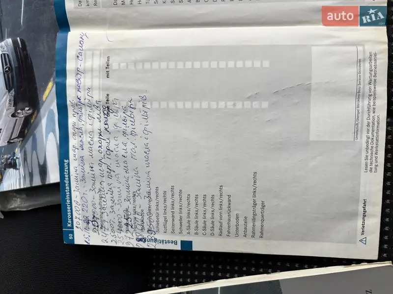 Минивэн Mercedes-Benz Vito 2011 в Гадяче документ