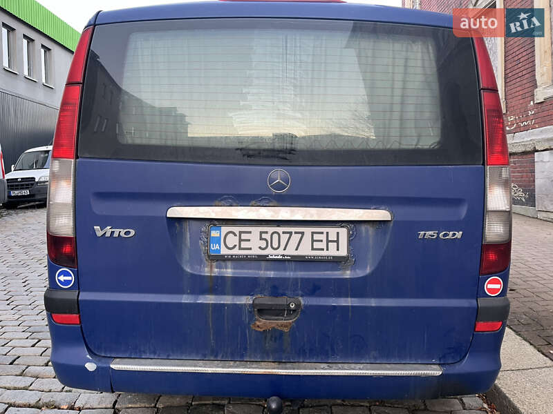 Микроавтобус грузовой (до 3,5т) Mercedes-Benz Vito 2005 в Черновцах фото 8 Микроавтобус грузовой (до 3,5т) Mercedes-Benz Vito 2005 в Черновцах