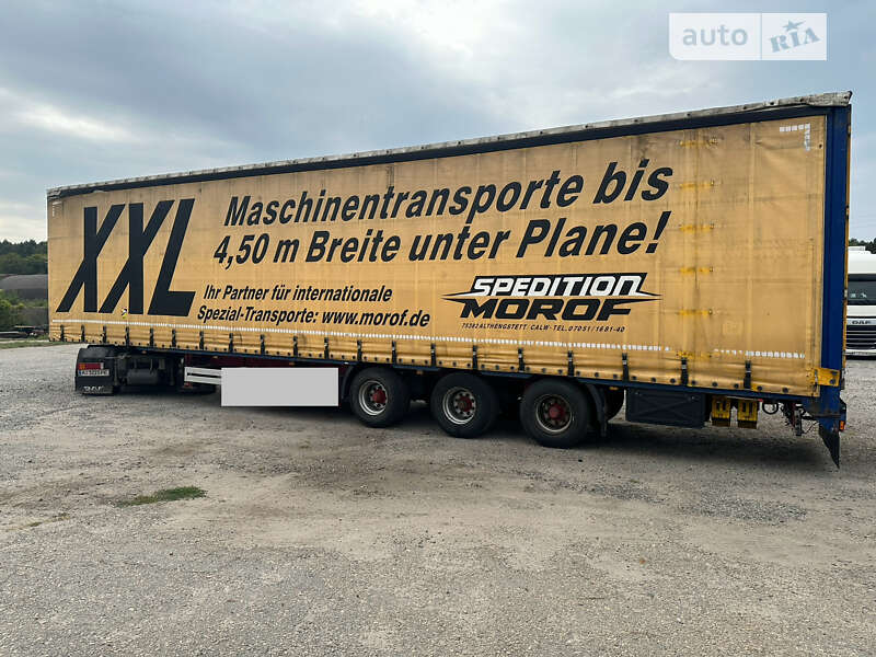 Тентованный борт (штора) - полуприцеп Meusburger MPS 2003 в Березане фото 2 Тентованный борт (штора) - полуприцеп Meusburger MPS 2003 в Березане