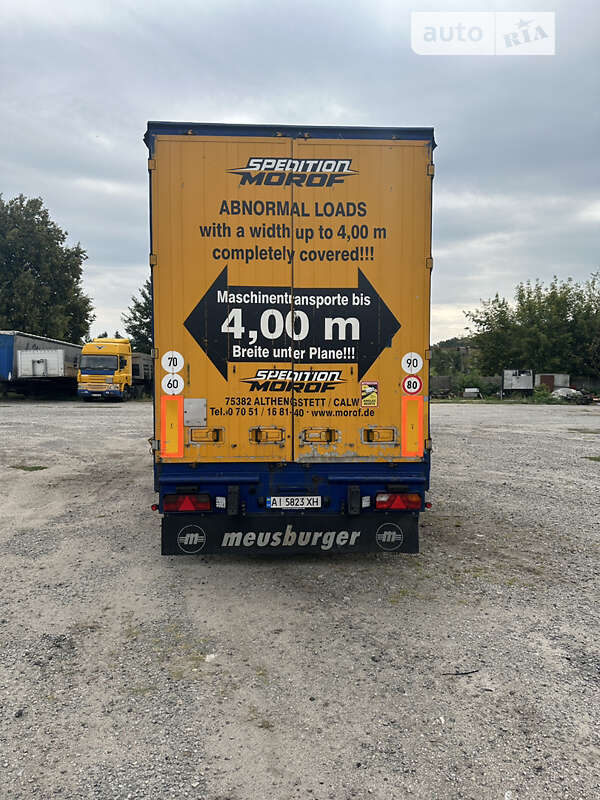 Тентованный борт (штора) - полуприцеп Meusburger MPS 2003 в Березане фото 3 Тентованный борт (штора) - полуприцеп Meusburger MPS 2003 в Березане