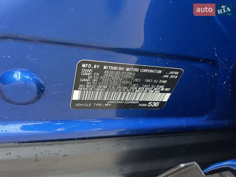 Внедорожник / Кроссовер Mitsubishi Eclipse Cross 2018 в Одессе фото 20 Внедорожник / Кроссовер Mitsubishi Eclipse Cross 2018 в Одессе