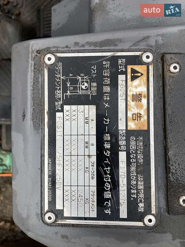 Вилочный погрузчик Mitsubishi FG 2010 в Одессе фото 2 Вилочный погрузчик Mitsubishi FG 2010 в Одессе