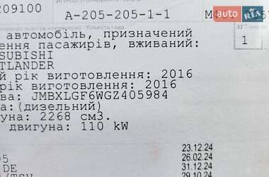 Внедорожник / Кроссовер Mitsubishi Outlander 2016 в 