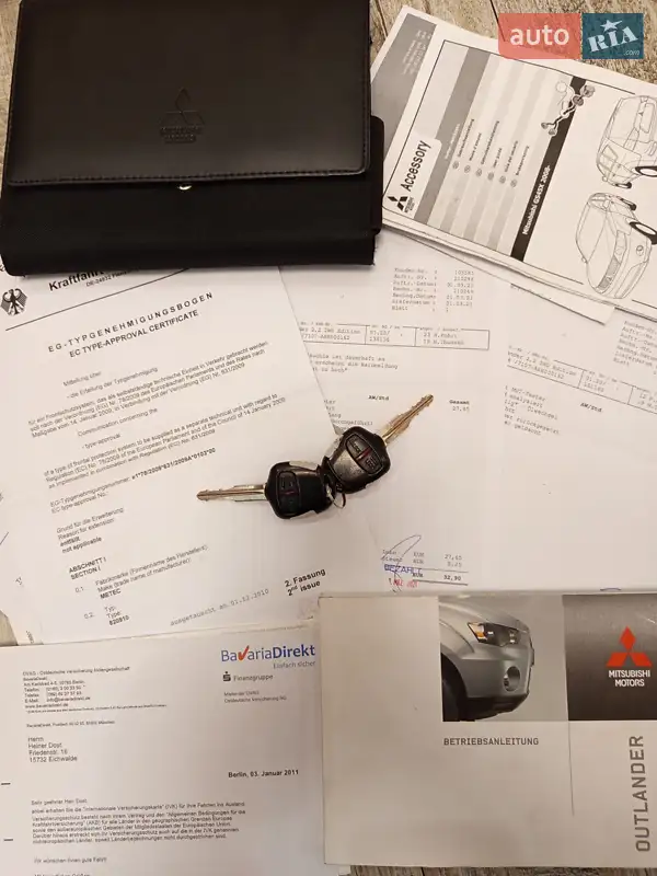 Внедорожник / Кроссовер Mitsubishi Outlander 2011 в Дрогобыче документ 2 фото Внедорожник / Кроссовер Mitsubishi Outlander 2011 в Дрогобыче документ