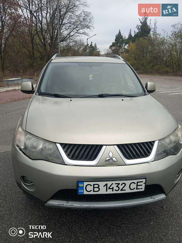 Внедорожник / Кроссовер Mitsubishi Outlander 2008 в Корюковке